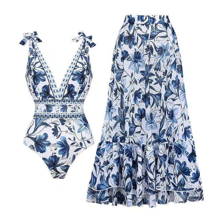 2 en 1 traje de baño